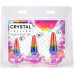 Набір анальних пробок Doc Johnson Crystal Jellies - Anal Trainer Set - Rainbow