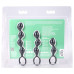 Набір анальних іграшок Doc Johnson Mood Naughty Contour Beads Trainer Set