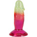 Фалоімітатор Doc Johnson Crystal Jellies - 4.5 Inch Classic Dong - Rainbow