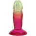 Фалоімітатор Doc Johnson Crystal Jellies - 4.5 Inch Classic Dong - Rainbow
