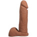 Фалоімітатор Doc Johnson The Realistic Cock ULTRASKYN - 8 Inch with Balls Caramel