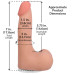 Фалоімітатор Doc Johnson The Realistic Cock ULTRASKYN - 7 Inch with Balls Vanilla