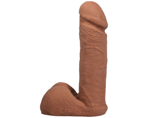 Фалоімітатор Doc Johnson The Realistic Cock ULTRASKYN - 6 Inch with Balls Caramel