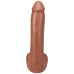 Фалоімітатор Doc Johnson The Realistic Cock ULTRASKYN - 9 Inch with Balls Caramel