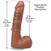 Фалоімітатор Doc Johnson The Realistic Cock ULTRASKYN - 9 Inch with Balls Caramel