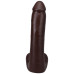 Фалоімітатор Doc Johnson The Realistic Cock ULTRASKYN - 9 Inch with Balls Chocolate