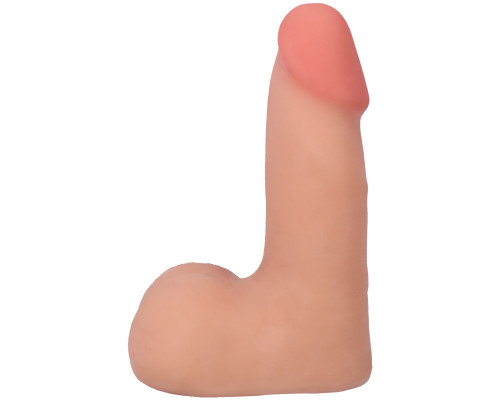 Фалоімітатор Doc Johnson The Realistic Cock ULTRASKYN - 5 Inch with Balls Vanilla