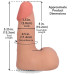 Фалоімітатор Doc Johnson The Realistic Cock ULTRASKYN - 5 Inch with Balls Vanilla