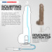 Фалоімітатор, що кінчає Doc Johnson The Realistic Cock ULTRASKYN - Squirting 9,5 Inch Caramel