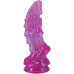 Фентезійний фалоімітатор Doc Johnson Crystal Jellies - Invader Dong 8.5 Inch - Purple
