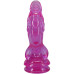 Фентезійний фалоімітатор Doc Johnson Crystal Jellies - Invader Dong 8.5 Inch - Purple