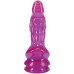 Фентезійний фалоімітатор Doc Johnson Crystal Jellies - Invader Dong 8.5 Inch - Purple
