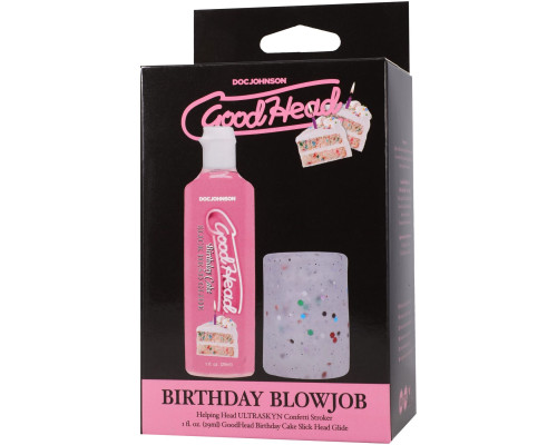 Набір для мінету Doc Johnson GoodHead Birthday Blowjob Kit