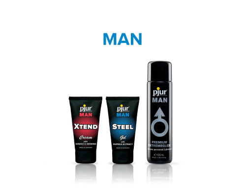 Крем-стимулятор для пеніса pjur MAN Xtend Cream 50 мл, з екстрактами гінкго та женьшеню