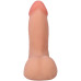 Фалоімітатор Doc Johnson The Realistic Cock ULTRASKYN - 5" with Balls Vanilla (надрив паковання!!!)