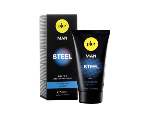Гель-стимулятор для пеніса pjur MAN Steel Gel 50 мл, з екстрактом паприки та ментолом