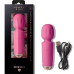 Вібромасажер Rocks Off Mini Wand Peony Pink, 16 режимів