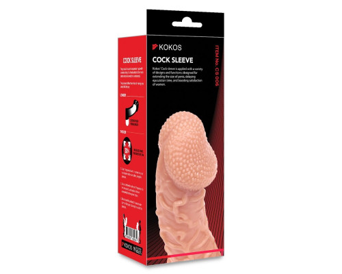 Насадка на член Kokos Cock Sleeve CS 006 S