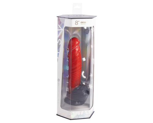 Фалоімітатор SilexD Fantasy Liquid Silicone Devil 8in Red