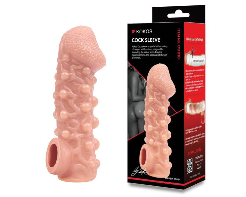 Насадка на член Kokos Cock Sleeve CS 010 S (м'яте паковання!!!)