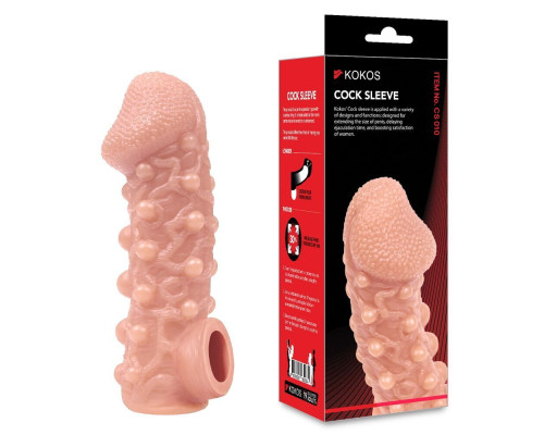 Насадка на член Kokos Cock Sleeve CS 010 S (м'яте паковання!!!)