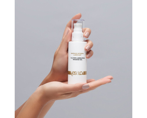 Масажний гель-змазка YESforLOV ALLOVER LUBRICATING MASSAGE GEL 100 мл, силіконова основа