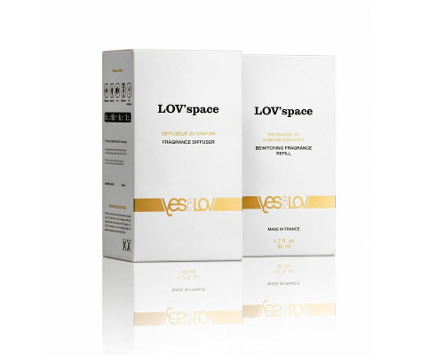 Ароматичний дифузор YESforLOV LOV'space + рефіл Bewitching Fragrance Refill