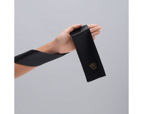 Сатинова пов'язка на очі YESforLOV BLACK SATIN BLINDFOLD