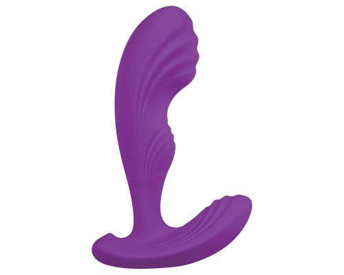 Вібромасажер простати S Pleasures Premium Cozy, Purple, з рельєфною головкою, 10 режимів