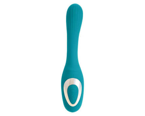 Вібратор S Pleasures Dual Suction - Turquoise