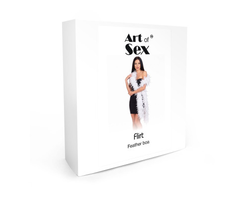 Боа з пір’я Art of Sex, довжина 2 метри, колір білий