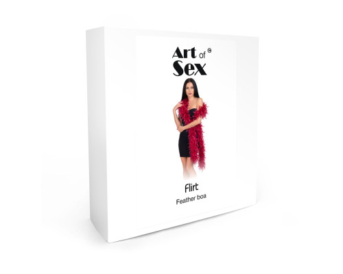 Боа з пір’я Art of Sex, довжина 2 метри, колір червоний