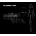 Жіноча портупея з шипами Art of Sex - Milana, екошкіра, розмір XS-2XL, колір червоний