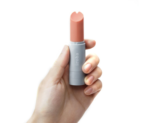 Вібратор-помада IROHA STICK Grey, плавне збільшення потужності