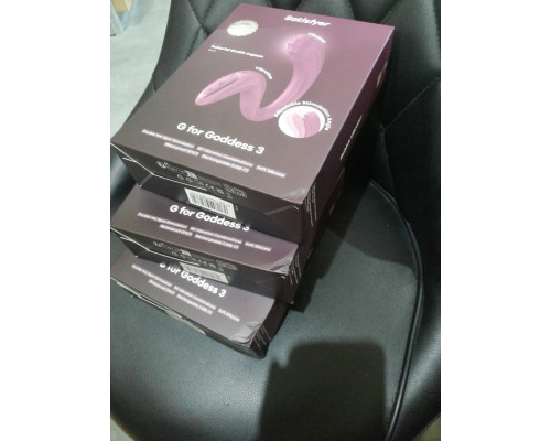 Вагінально-кліторальний вібратор Satisfyer G for Goddess 3 Wine Red (м'яте паковання!!!)