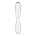Двосторонній скляний дилдо Satisfyer Dazzling Crystal 1 Transparent (м'яте паковання!!!)