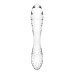 Двосторонній скляний дилдо Satisfyer Dazzling Crystal 1 Transparent (м'яте паковання!!!)