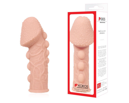 Насадка на член Kokos Extreme Sleeve ES.09 розмір M (тріснуло паковання!!!)