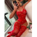Бодістокінг JSY WW7238-Red One Size