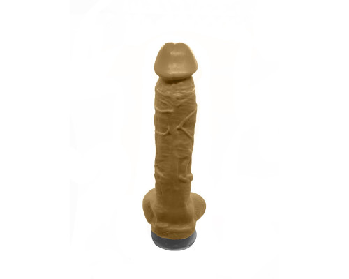 Мило у формі пеніса Чистий Кайф Brown size XL, крафтове мило-член, натуральне