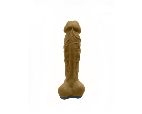 Мило у формі пеніса Чистий Кайф Brown size XL, крафтове мило-член, натуральне