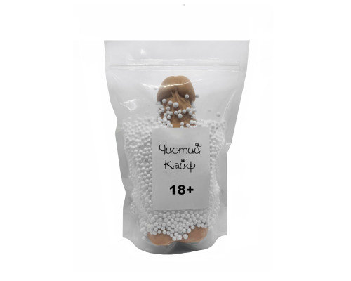 Мило у формі пеніса Чистий Кайф Brown size XL, крафтове мило-член, натуральне