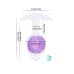 Анальна пробка Liebe Seele Icecream-shaped Crystal Anal Plug - Purple Medium