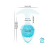 Анальна пробка Liebe Seele Icecream-shaped Crystal Anal Plug - Blue Small