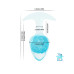 Анальна пробка Liebe Seele Icecream-shaped Crystal Anal Plug - Blue Medium