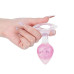 Анальна пробка Liebe Seele Heart-shaped Crystal Anal Plug - Pink Small