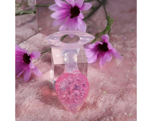 Анальна пробка Liebe Seele Heart-shaped Crystal Anal Plug - Pink Medium