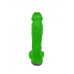 Мило у формі пеніса Чистий Кайф Green size XL, крафтове мило-член, натуральне