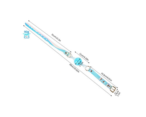 Кляп Liebe Seele Crystal Ball Gag - Blue (Small Ball)