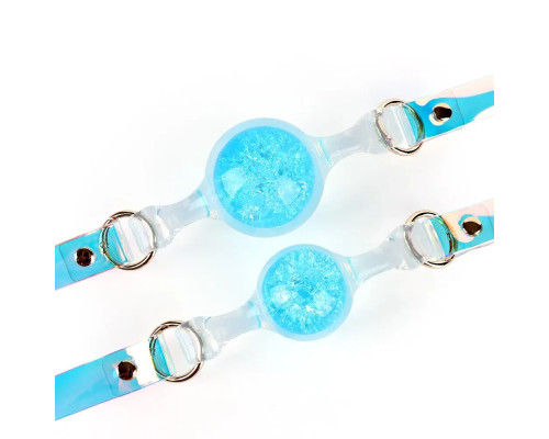 Кляп Liebe Seele Crystal Ball Gag - Blue (Large Ball)